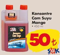COMRADE KONSANTRE CAM SUYU MANGO 450 ML